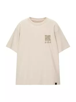 Футболка Pull&Bear, песочный