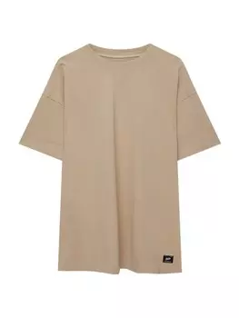 Футболка Pull&Bear, песок