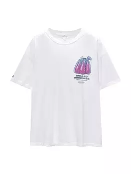 Футболка Pull&Bear Shirt, белый