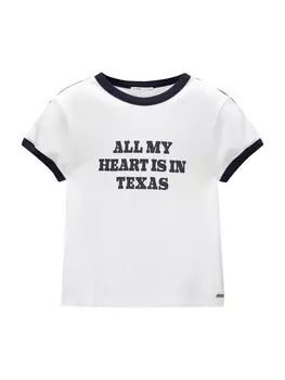 Футболка Pull&Bear Shirt, белый