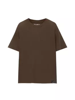 Футболка Pull&Bear, темно-коричневый