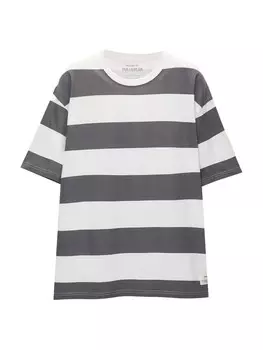 Футболка Pull&Bear, темно-серый
