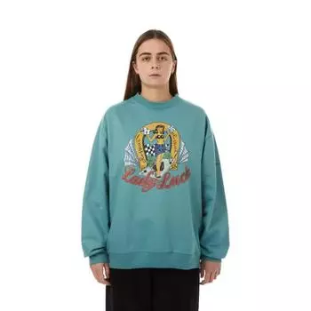 Футболка pullover mit "lady luck"-motiv blue blue Rassvet, синий