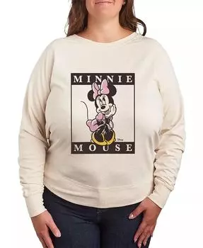 Футболка-пуловер с принтом Минни Маус от Disney размера плюс Hybrid Apparel, коричневый/бежевый