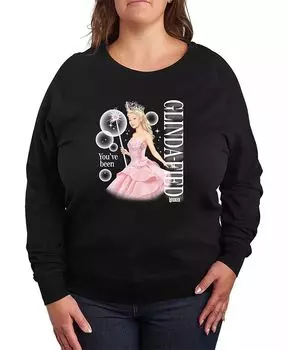 Футболка-пуловер с принтом Wicked Glinda Plus Size Hybrid Apparel, черный