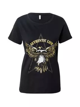 Футболка Pulz Jeans JUNE, черный