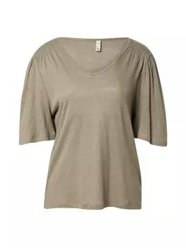 Футболка PULZ Jeans Shirt AMALIE, коричневый