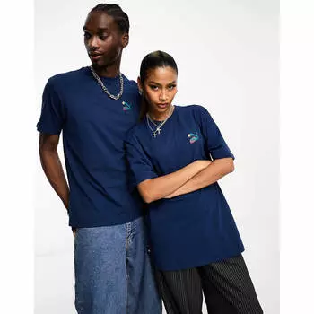 Футболка Puma Badminton Archive Print, синий