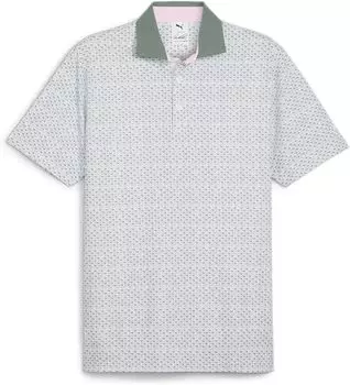 Футболка PUMA Golf X Ap Mattr Iced Tea Polo, цвет Eucalyptus