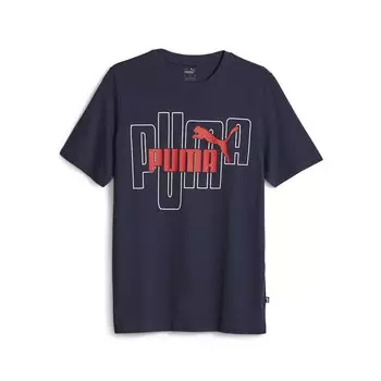 Футболка Puma Graphics No. 1 Logo, синий
