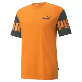 Футболка Puma Power Colorblock, оранжевый
