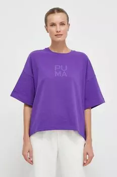 Футболка Пума Puma, фиолетовый