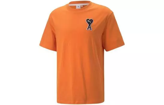 Футболка PUMA Drop Shoulder Sleeve T-Shirt Unisex Ore Blue, полосатый