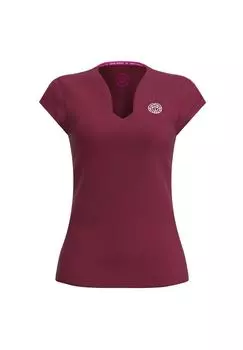 Футболка Pure Wild с V-образным вырезом BIDI BADU, цвет Bordeaux