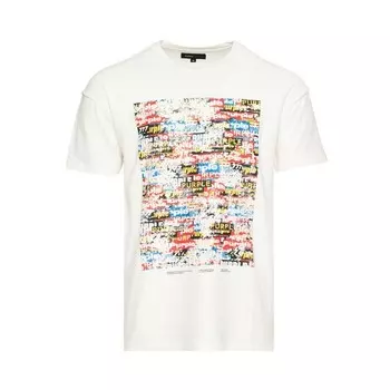 Футболка PURPLE BRAND Textured Inside Out Tee Off White, белый