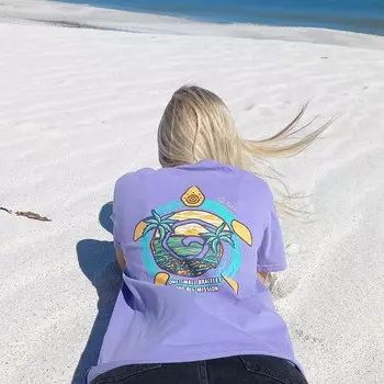 Футболка «Путешествие» Fahlo, цвет Violet