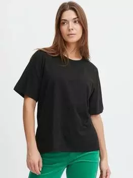 Футболка пзбрит Pulz Jeans, черный