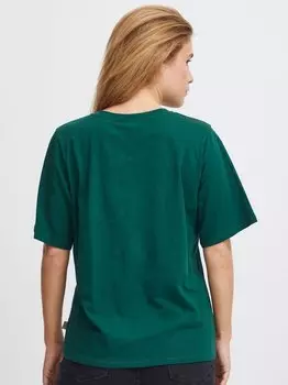 Футболка пзбрит Pulz Jeans, зеленый