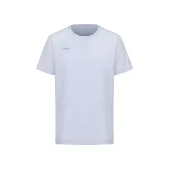 Футболка Qingmu унисекс фиолетовая дымчато-синяя Lining, синий