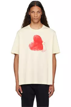 Футболка Qixi Lanvin, цвет cream