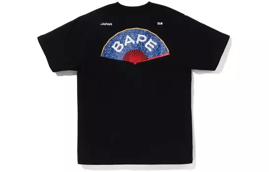 Футболка японского фаната BAPE A Bathing Ape, черный