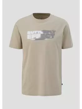 Футболка QS, бежевый