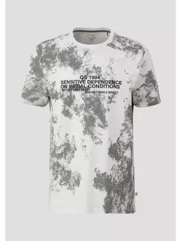 Футболка QS, цвет grau/wei