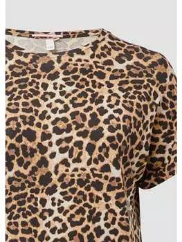 Футболка QS, цвет schwarz-braun