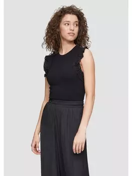 Футболка QS keine rmellnge, черный