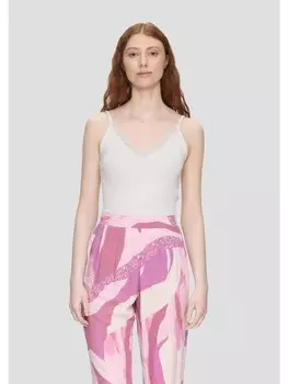 Футболка QS keine rmellnge, кремовый