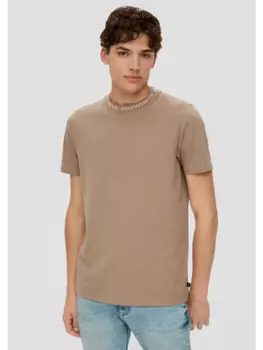 Футболка QS, коричневый