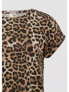 Футболка QS, коричневый