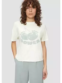 Футболка QS, кремовый