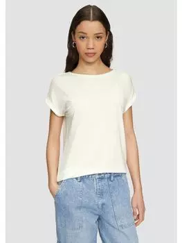 Футболка QS, кремовый