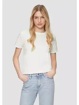 Футболка QS, кремовый