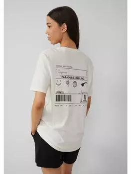 Футболка QS, кремовый