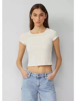 Футболка QS, кремовый