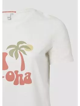 Футболка QS, кремовый