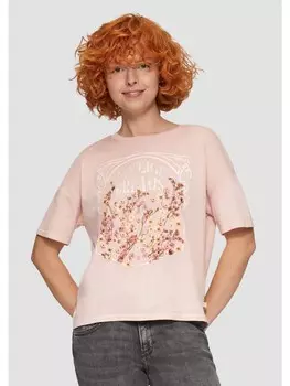 Футболка QS kurzarm, розовый