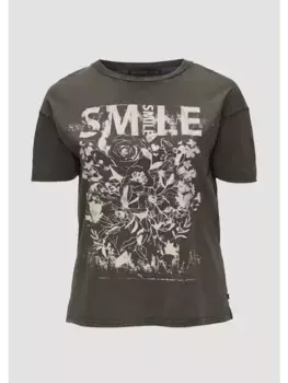 Футболка QS kurzarm, серый