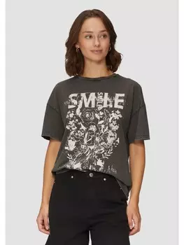 Футболка QS kurzarm, серый