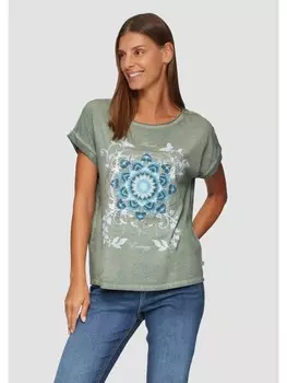 Футболка QS kurzarm, зеленый