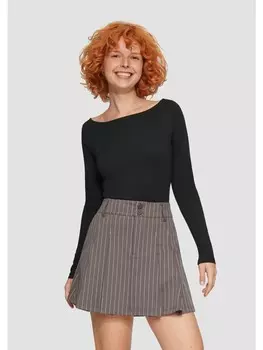 Футболка QS langarm, черный