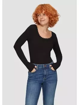 Футболка QS langarm, черный