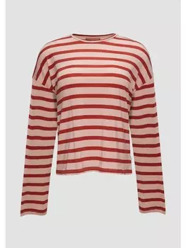 Футболка QS langarm, цвет pink-rot