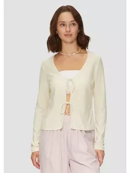 Футболка QS langarm, кремовый