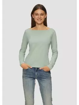 Футболка QS langarm, зеленый