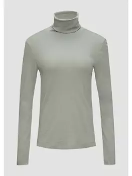 Футболка QS langarm, зеленый