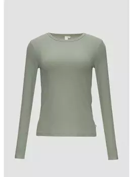 Футболка QS langarm, зеленый
