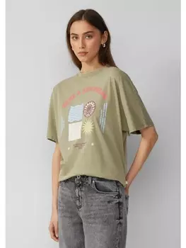 Футболка QS, оливковый